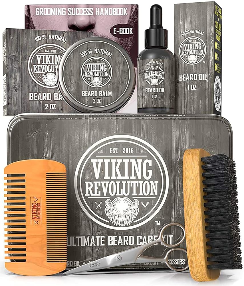 Viking Revolution Beard Grooming Set &#...