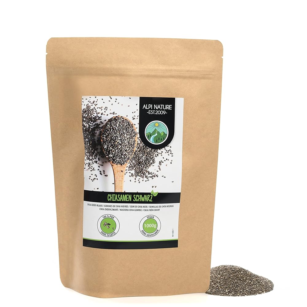 Black Chia Seeds (1kg) – Natural ...