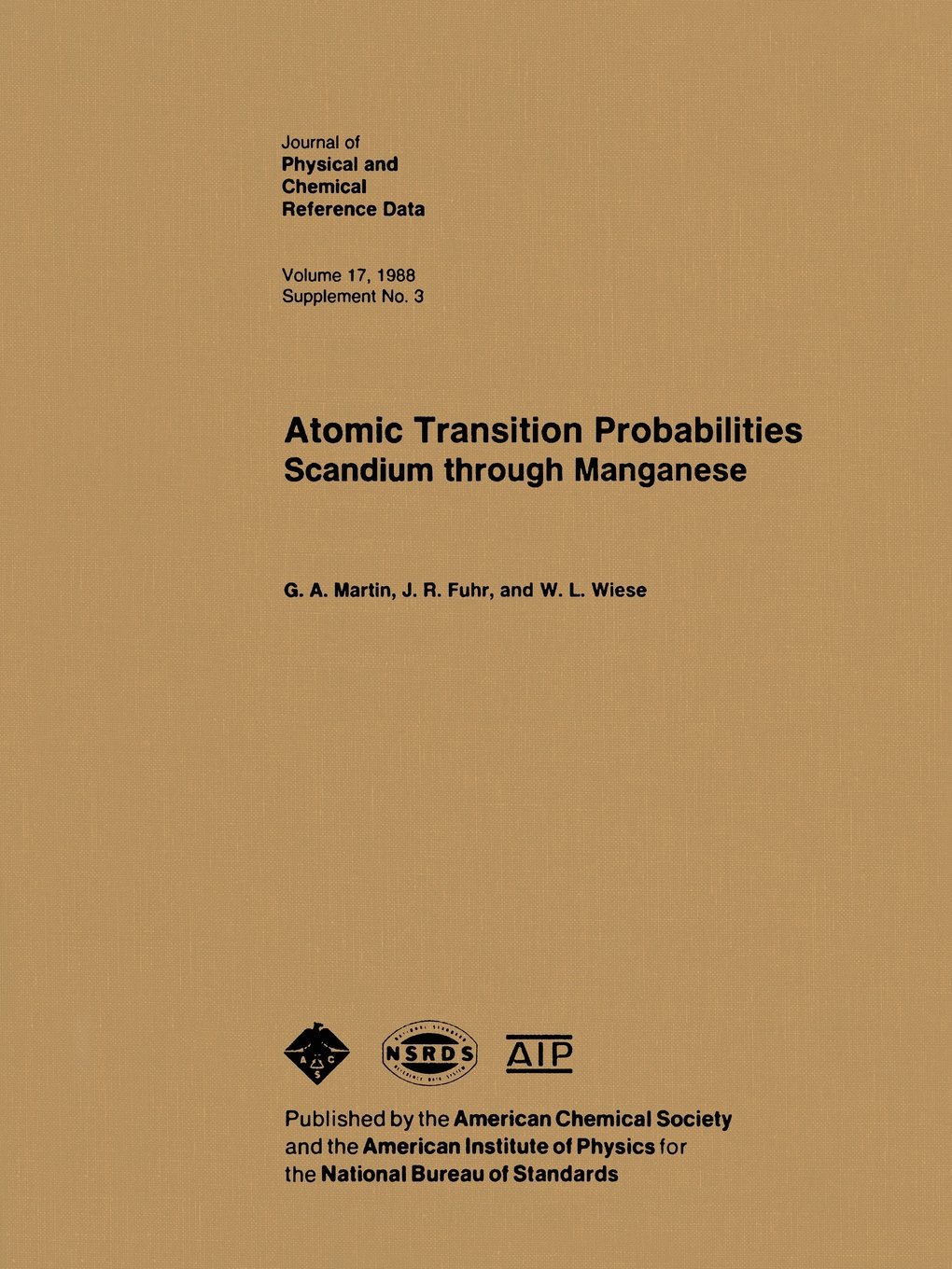 Scandium-Manganese Atomic Transition Pr...