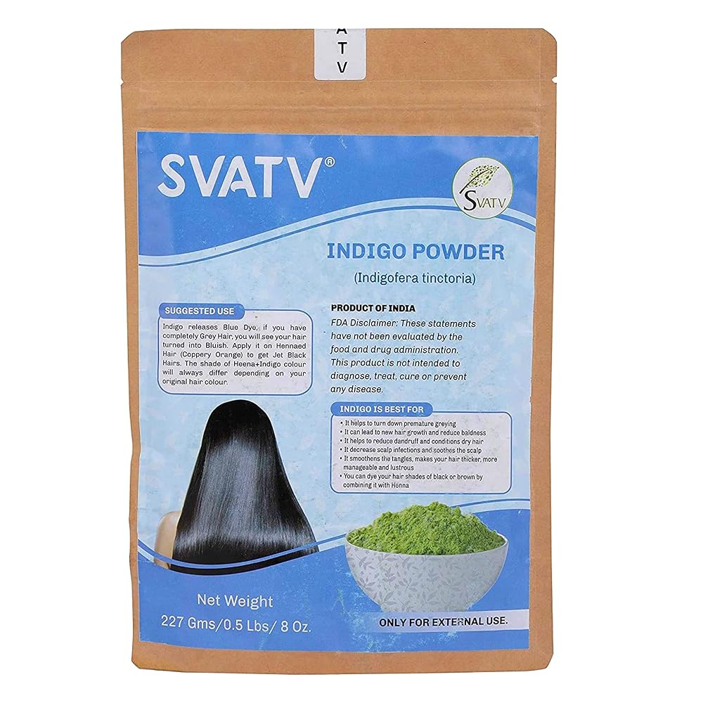 SVATV Indigo Powder for Hair Care