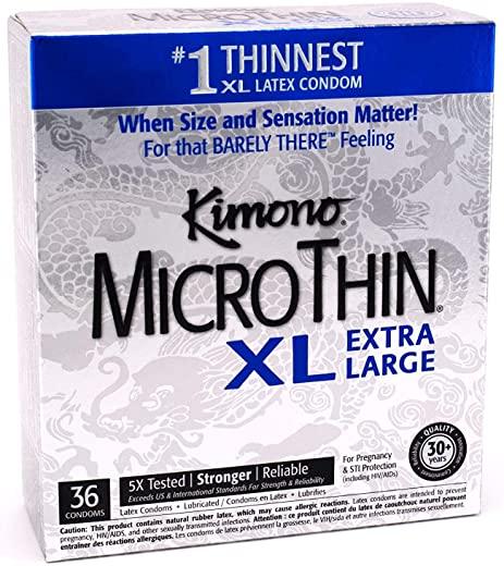 Kimono Microthin XL Extra Large Condoms