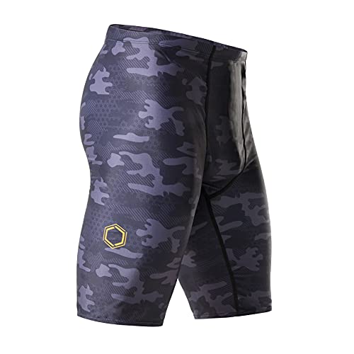 Flexible Comfortable Fast Onvous Camouflage Mens Swim Jammer Racing & Training Swimsuit 