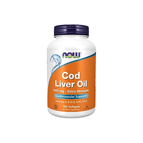 NOW Supplements Cod Liver Oil softgels