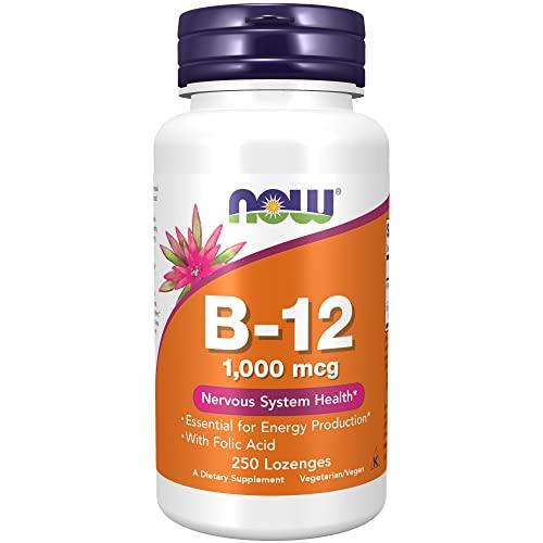 NOW Vitamin B-12 With Folic Acid Lozenges