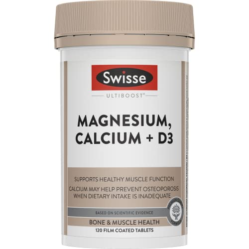 Swisse Ultiboost Magnesium, Calcium + D...