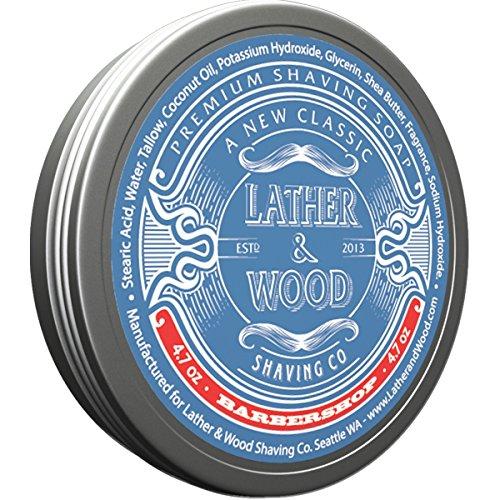 Lather & Wood Shaving Soap –...