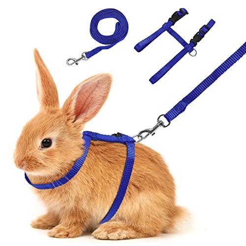 POPETPOP Adjustable Pet Rabbit Harness ...