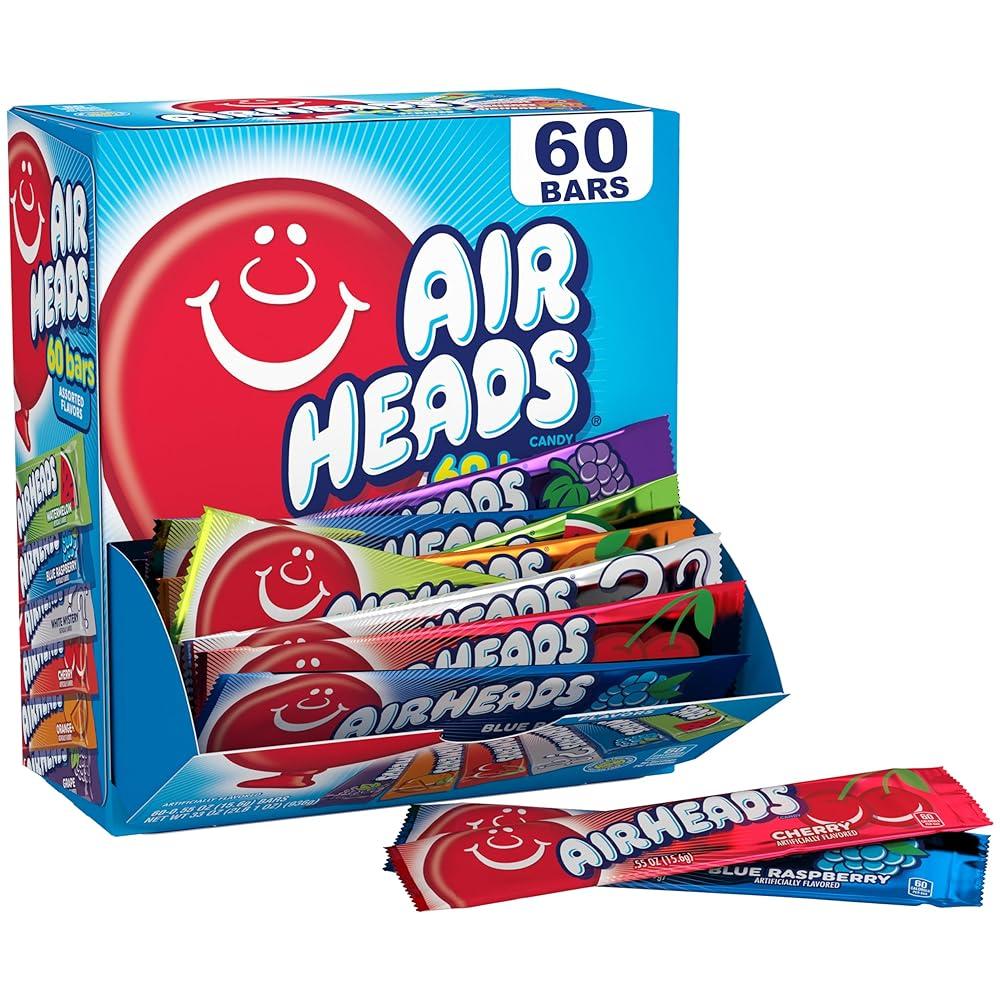 Airheads Candy Bars Variety Bulk Box