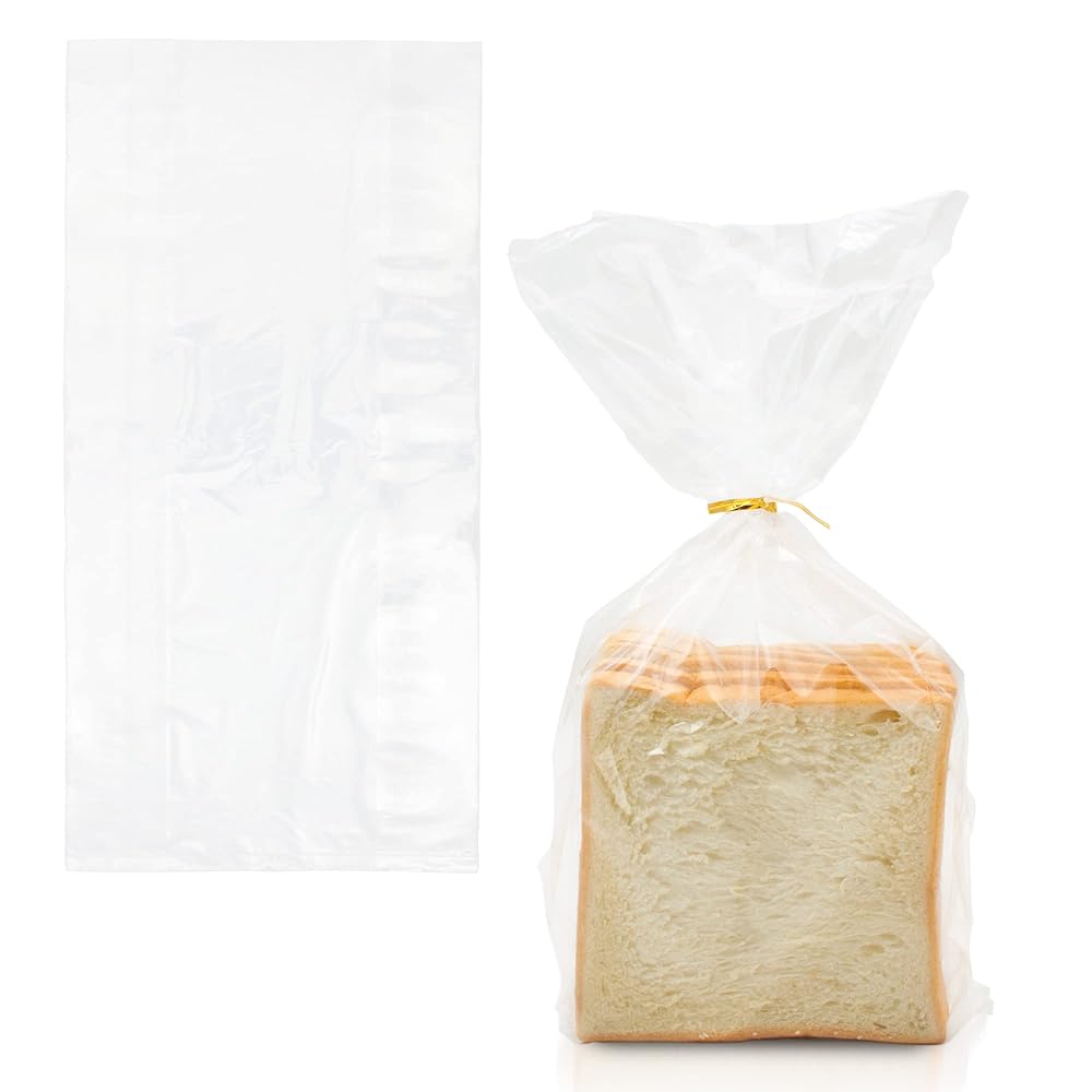 APQ Plastic Bread Bags, 100 Pack