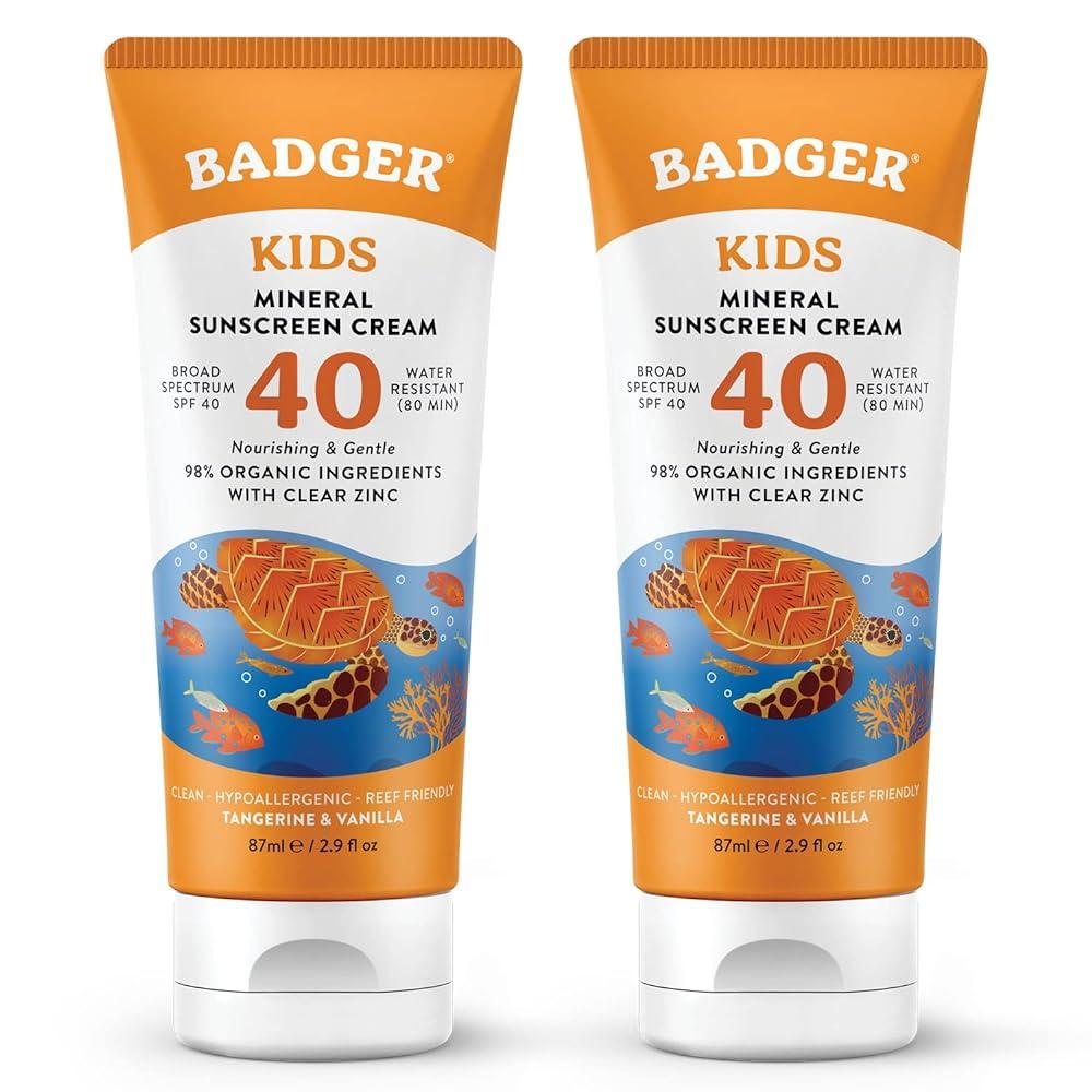 Badger Kids SPF 40 Mineral Sunscreen