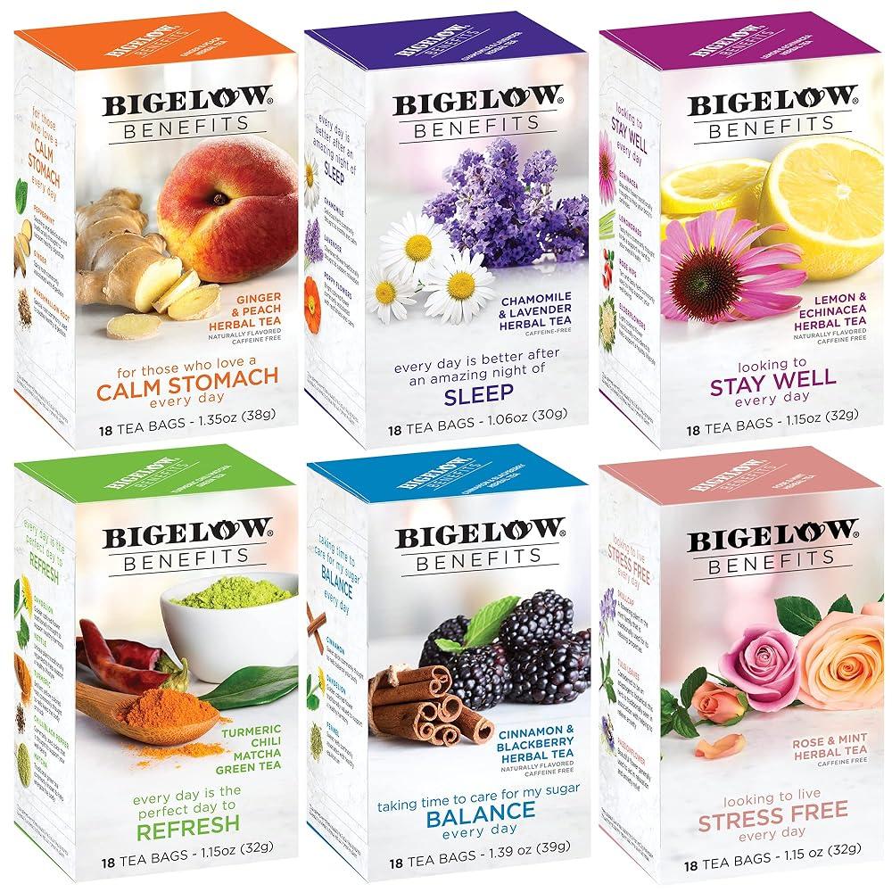 Bigelow Benefits Wellness Tea Variety Pack