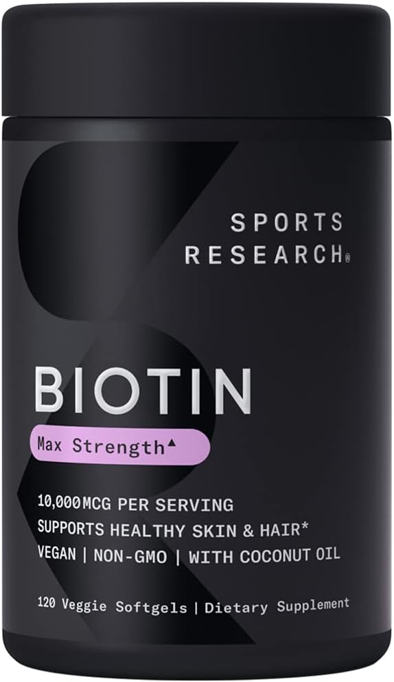 Biotin with Coconut Oil for Hair, Skin ...