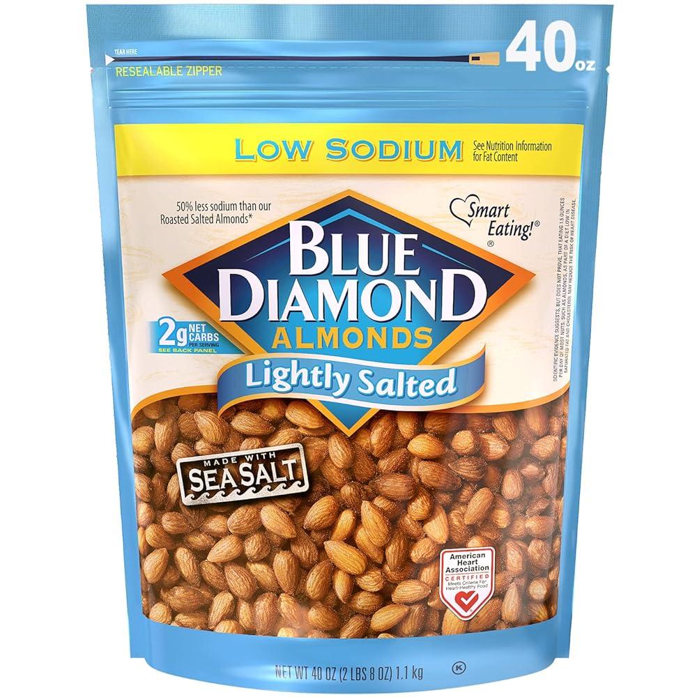 Blue Diamond Low Sodium Almonds, 40 oz