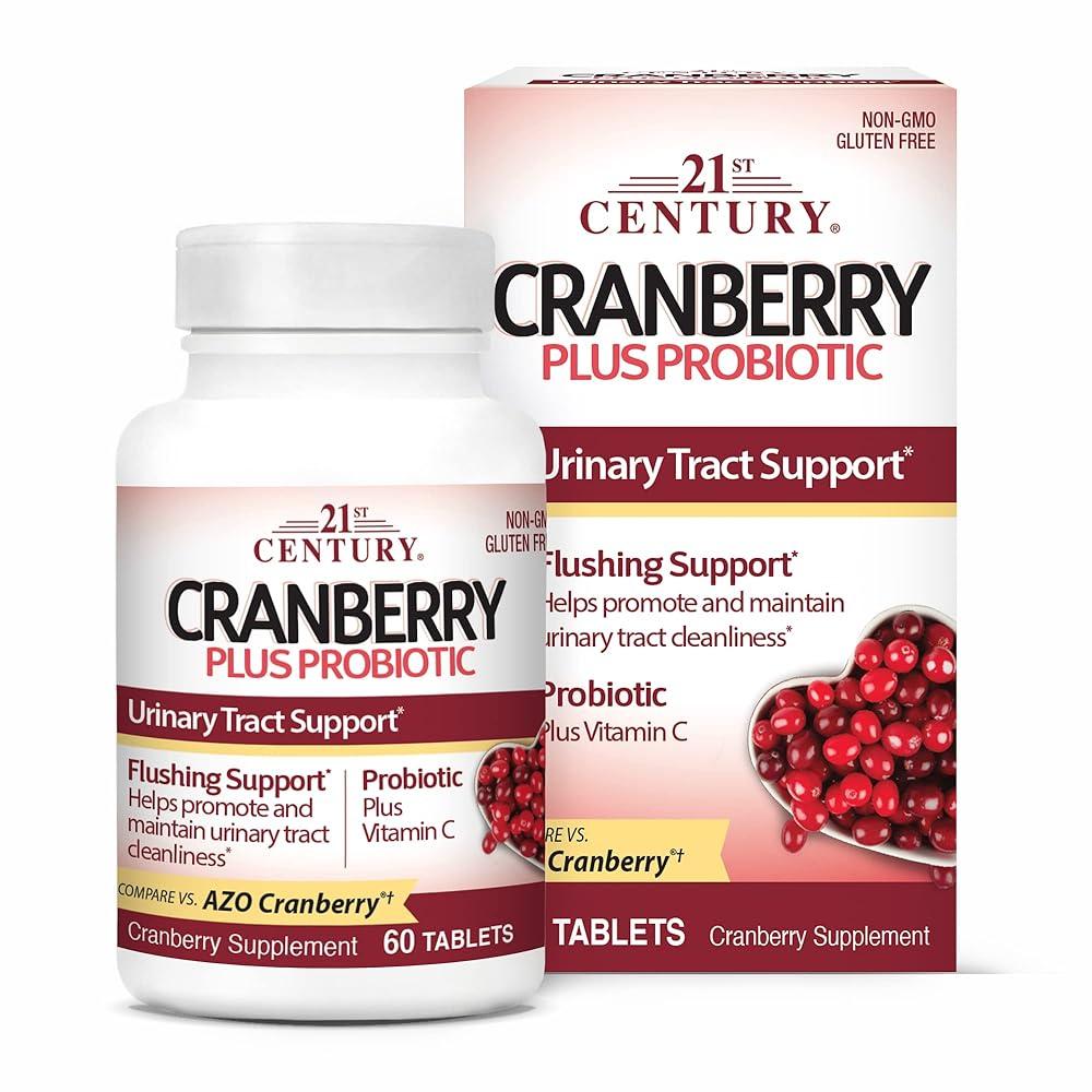 Brand Cranberry Plus Probiotic Tablets,...
