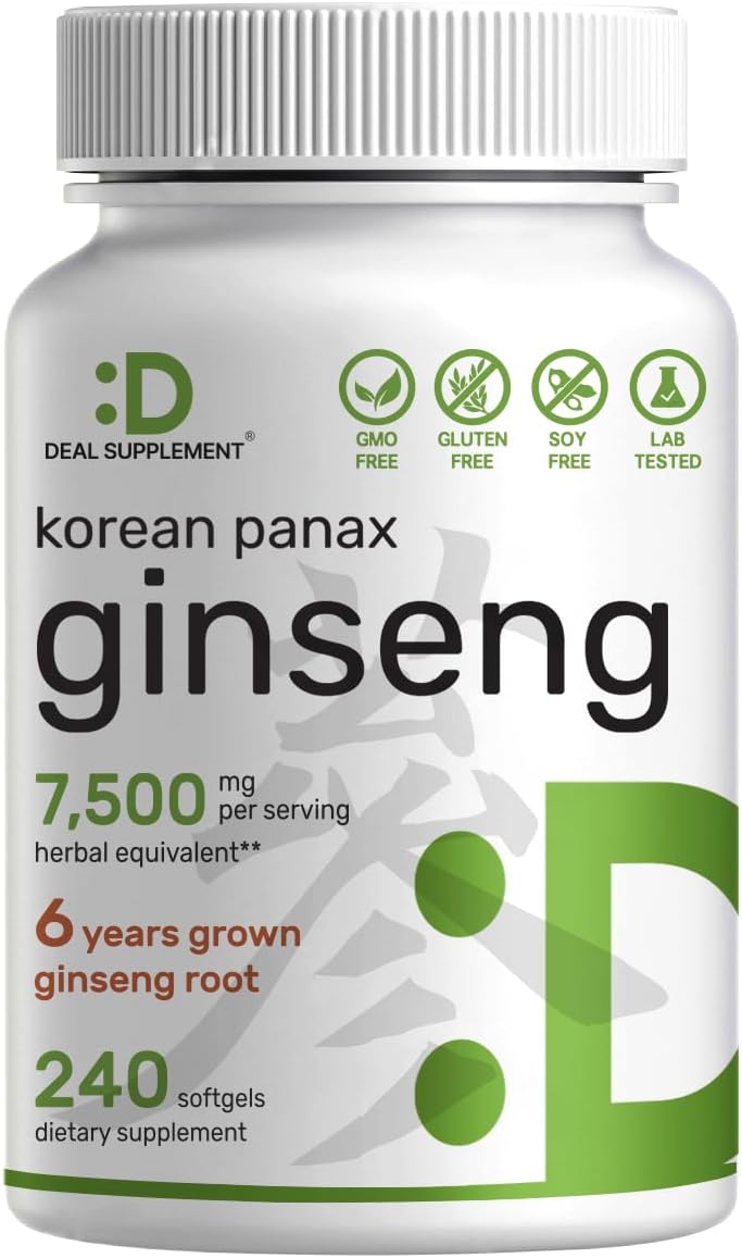 Brand Korean Red Panax Ginseng Softgels
