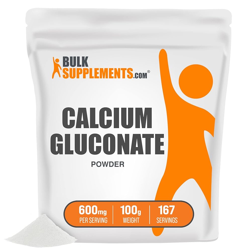 BulkSupplements Calcium Gluconate Powde...