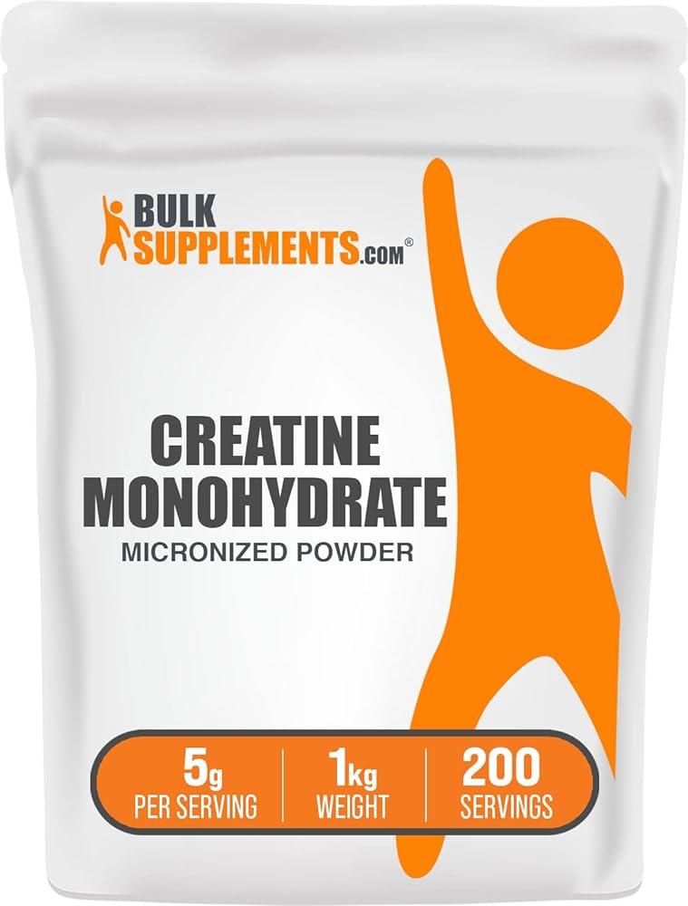 BulkSupplements Creatine Monohydrate Po...