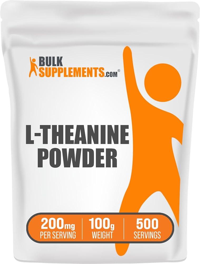 BulkSupplements L-Theanine 200mg Powder