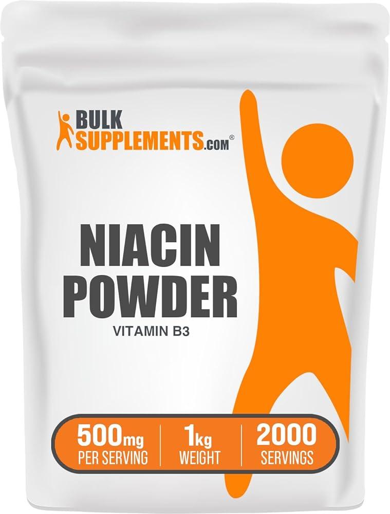 BulkSupplements Niacin Powder – 5...