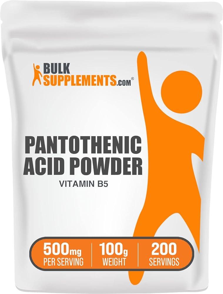 BulkSupplements Vitamin B5 Powder ̵...