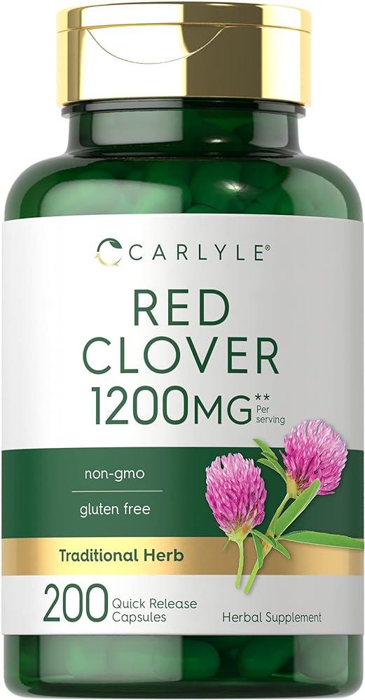 Carlyle Red Clover Blossom 1200mg Capsules