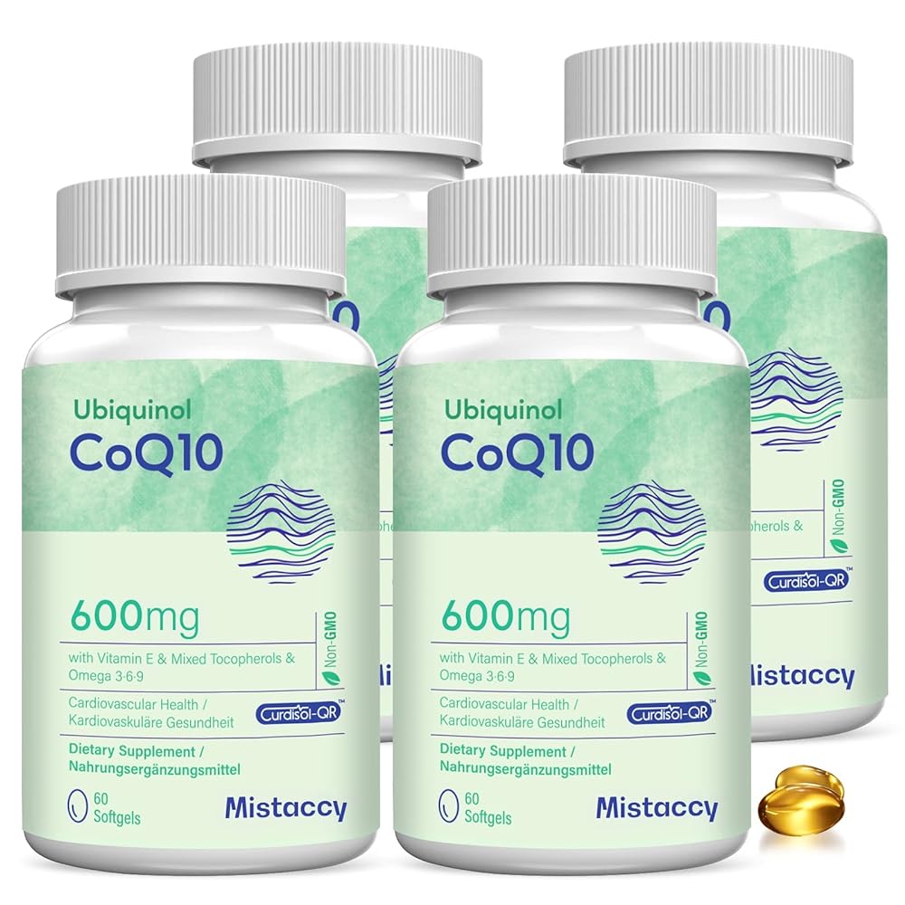 CoQ10 600mg Softgels with Vitamin E