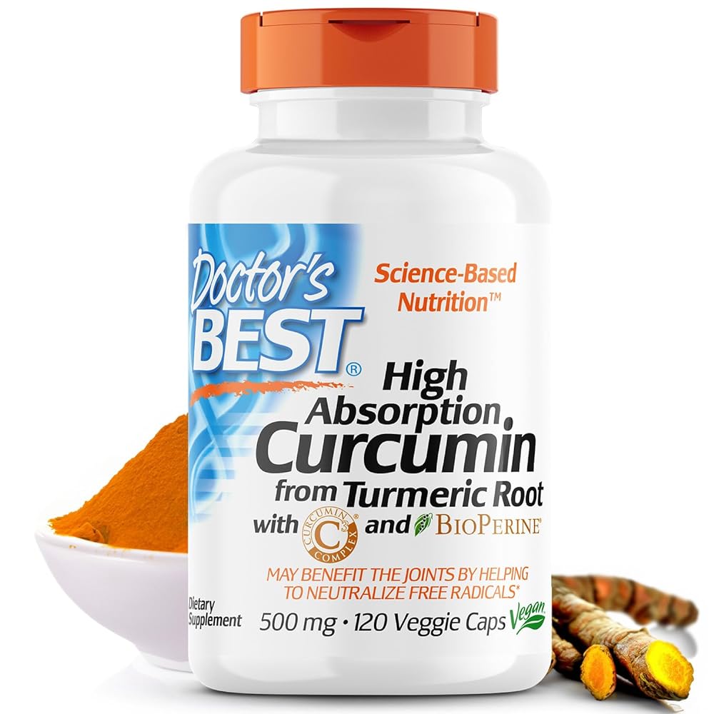 Doctor’s Best Curcumin, 500mg, 120ct