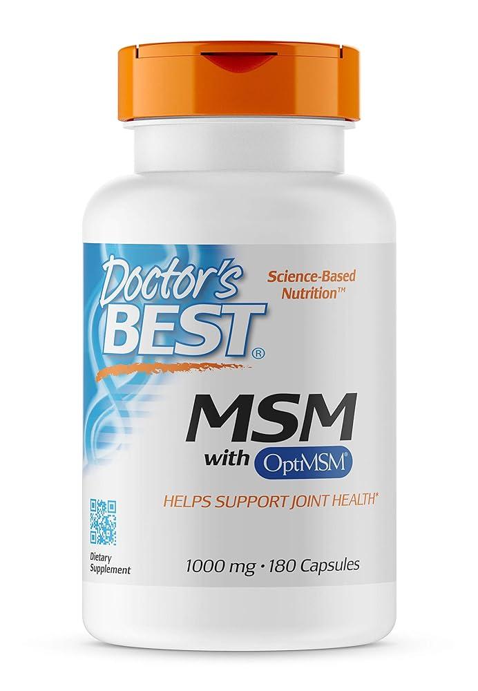 Doctor’s Best MSM with OptiMSM, 1...