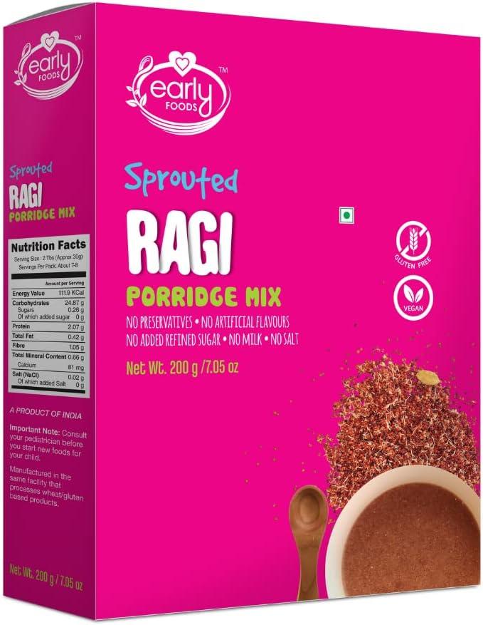 Early Foods Sprouted Ragi Porridge Mix