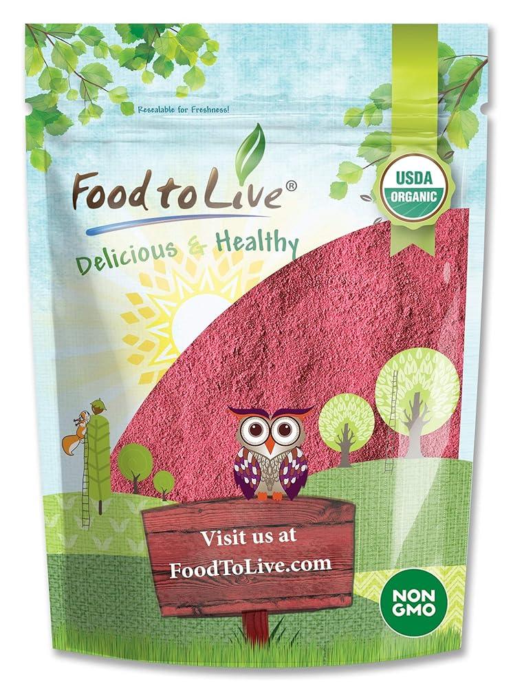 Food to Live Organic Raspberry Powder