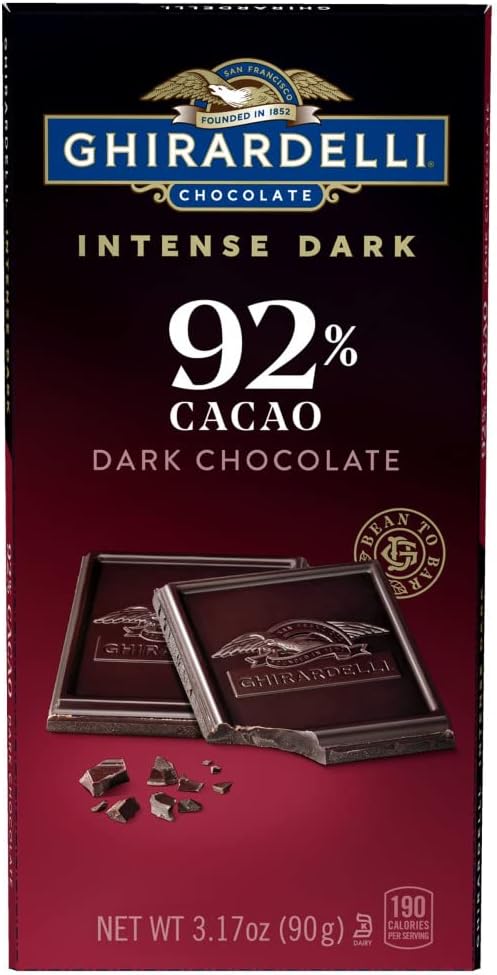 Ghirardelli 92% Cacao Dark Chocolate Bars