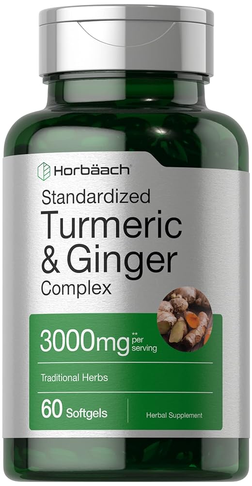 Horbaach Turmeric Ginger Softgel Supple...