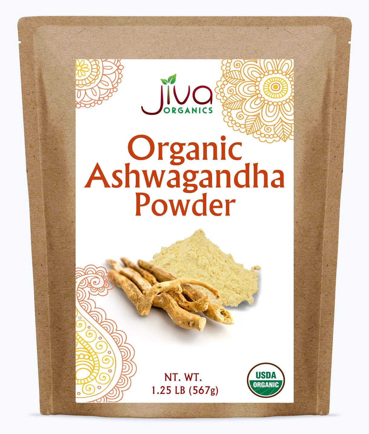 Jiva Ashwagandha Powder – Organic...