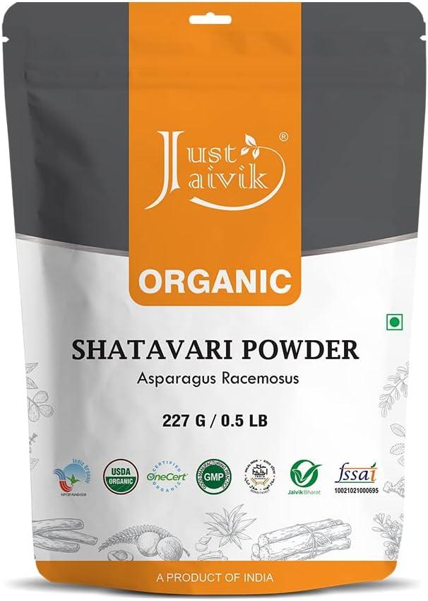 Just Jaivik Organic Shatavari Powder, 1...
