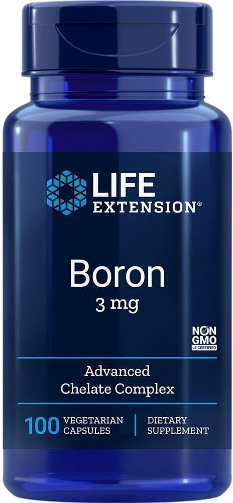 Life Extension Boron 3mg Capsules