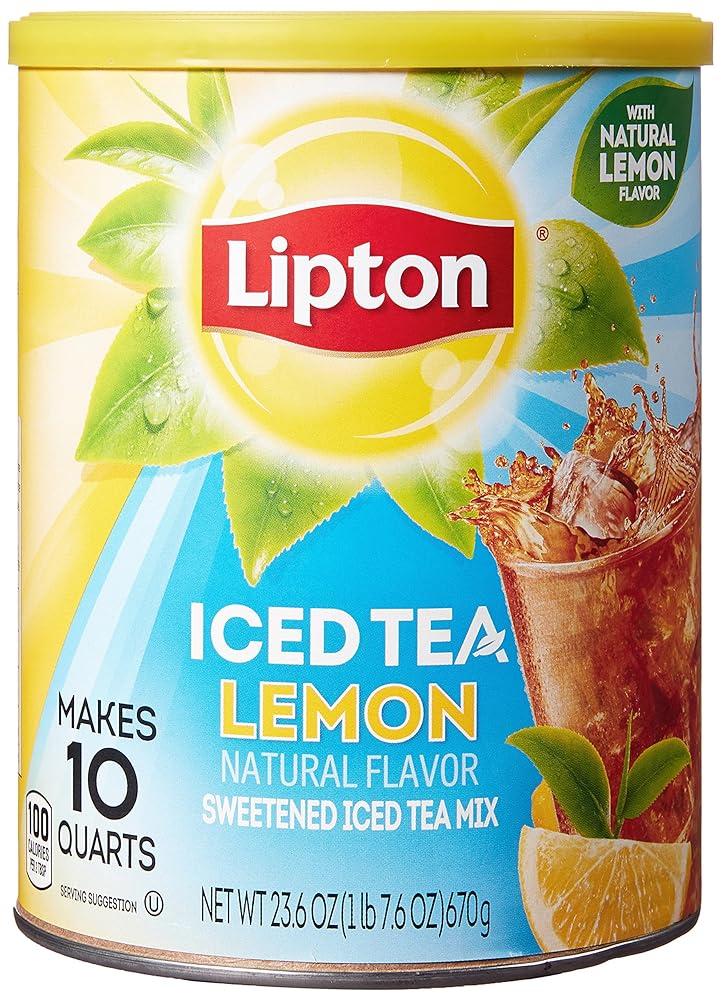 Lipton Lemon Iced Tea Mix – 6 Pack