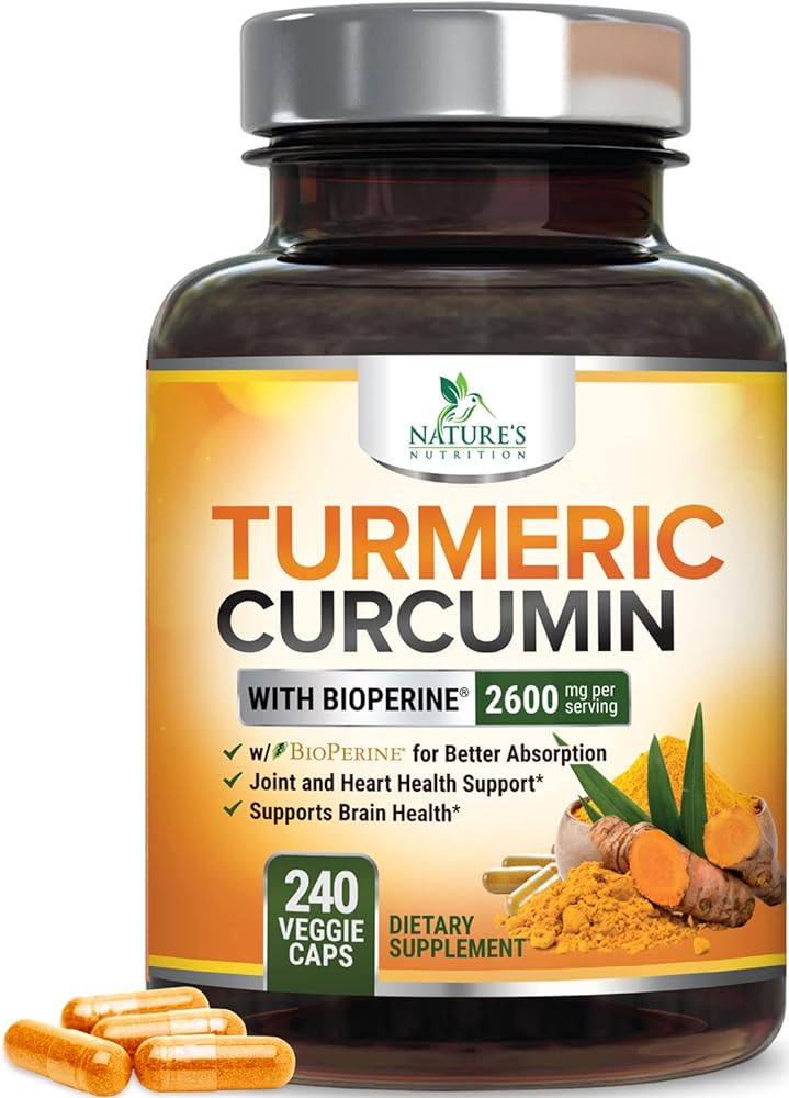 Natures Nutrition Turmeric Curcumin Sup...