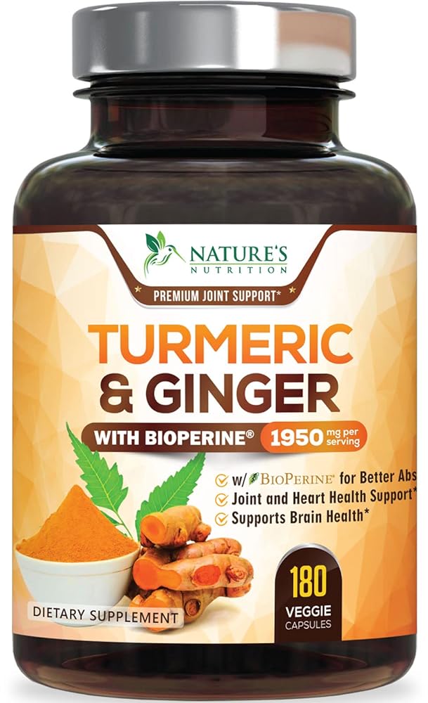 Nature’s Nutrition Turmeric Ginge...