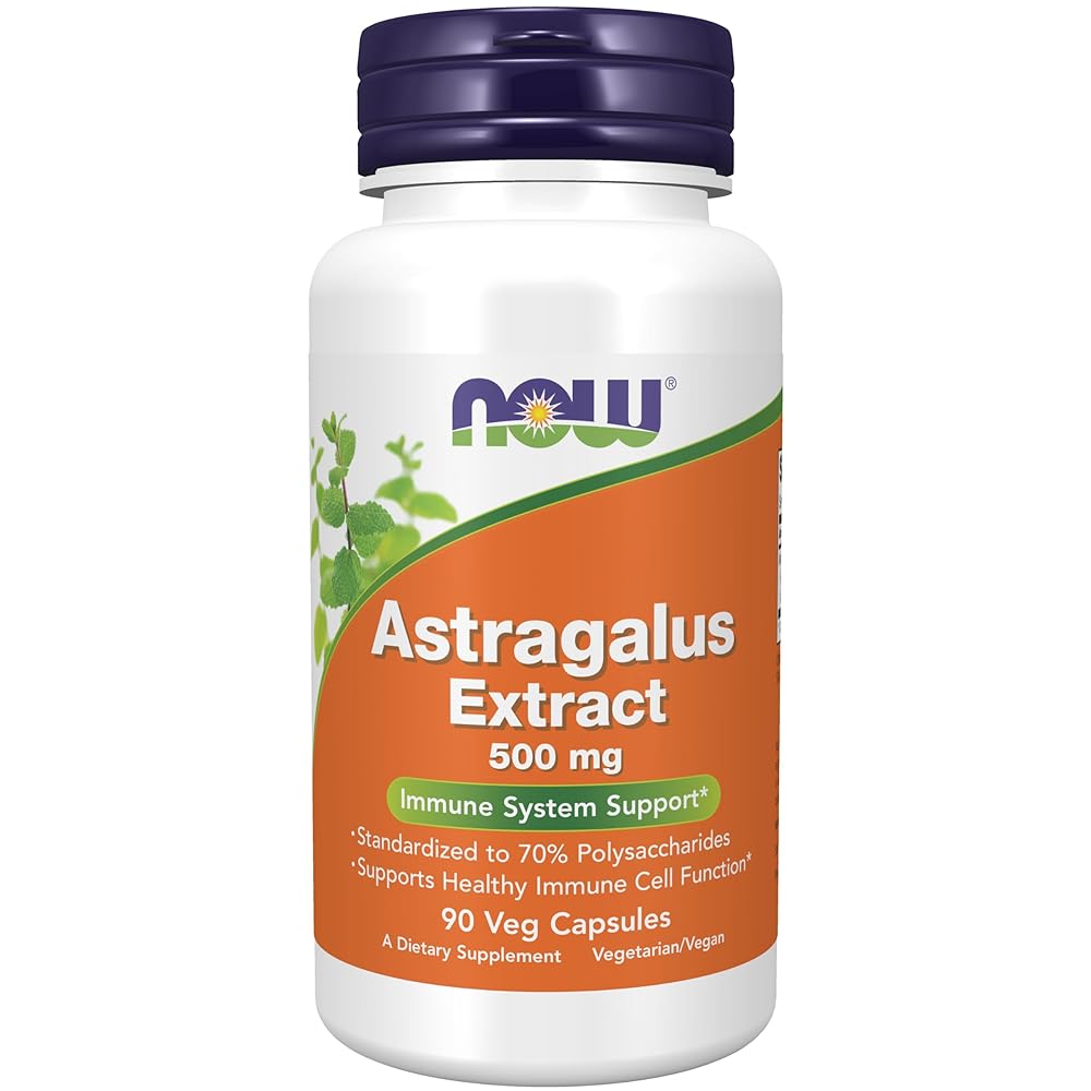 NOW Astragalus Extract 500mg Capsules