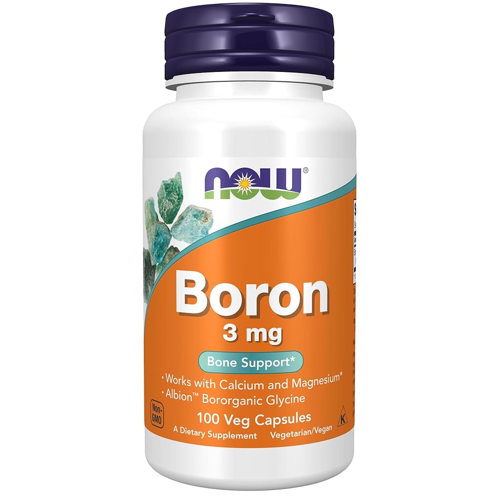 NOW Boron 3 mg Capsules