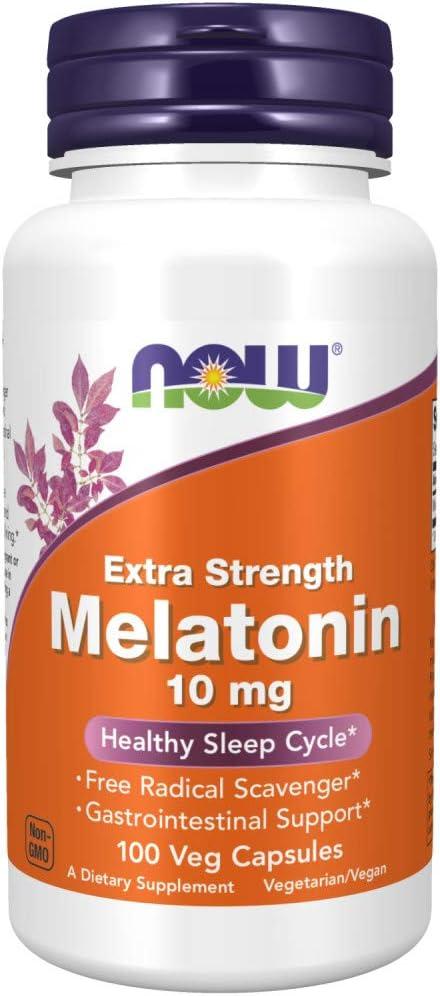 Now Foods Melatonin 10mg Veg Capsules