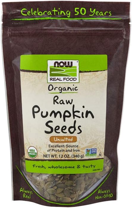 Now Foods Organic Raw Pumpkin Seeds