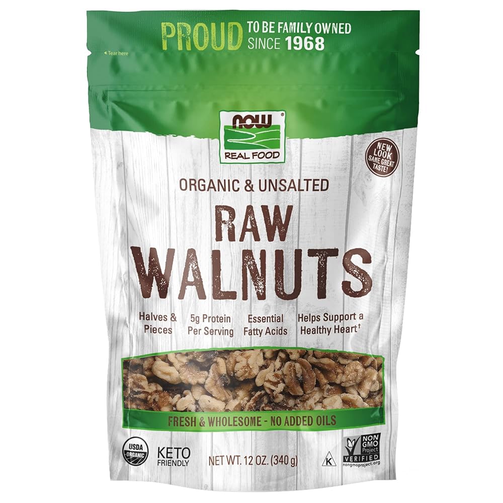 Now Foods Organic Raw Walnuts