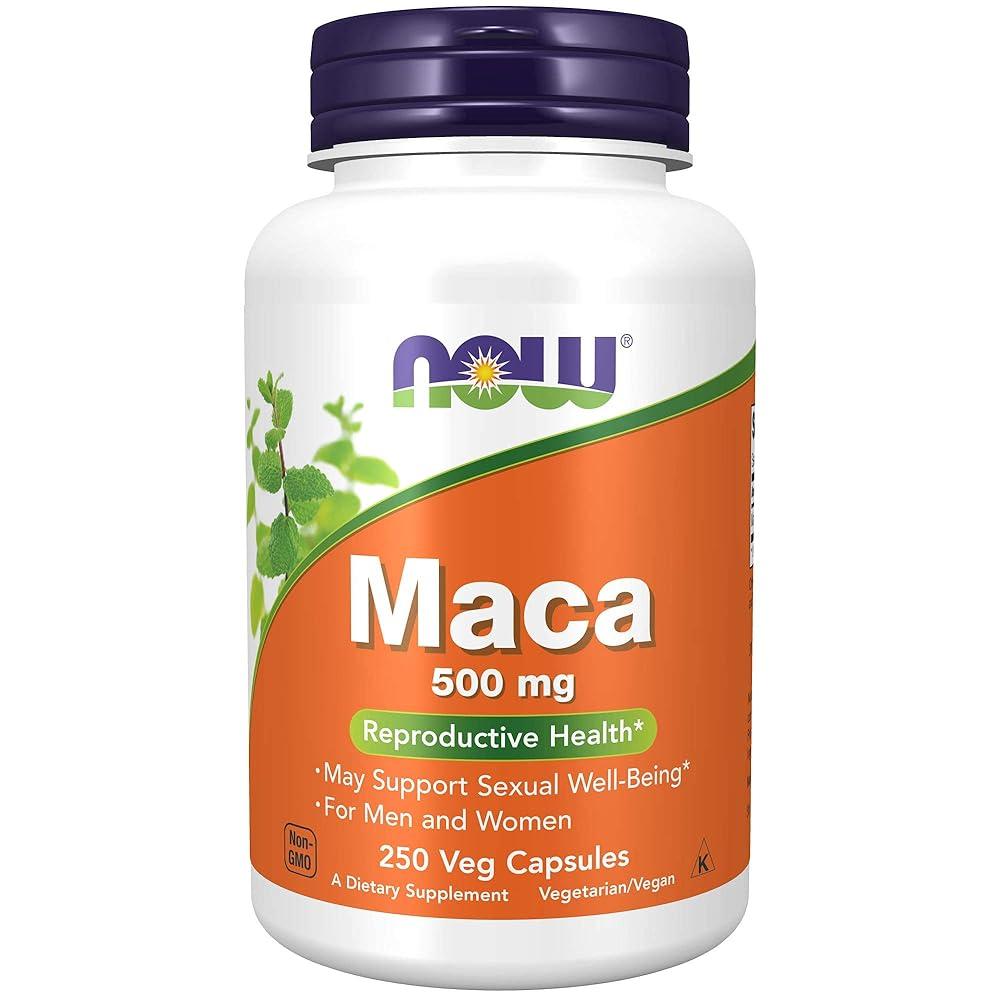 NOW Maca 500mg for Reproductive Health