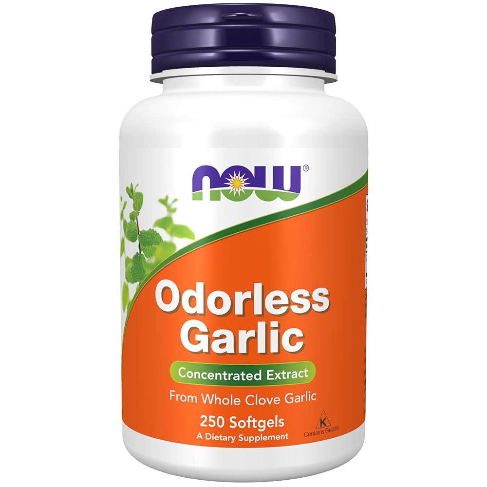 NOW Odorless Garlic Extract Softgels