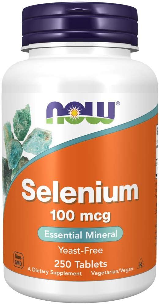 NOW Selenium 100 mcg Tablets