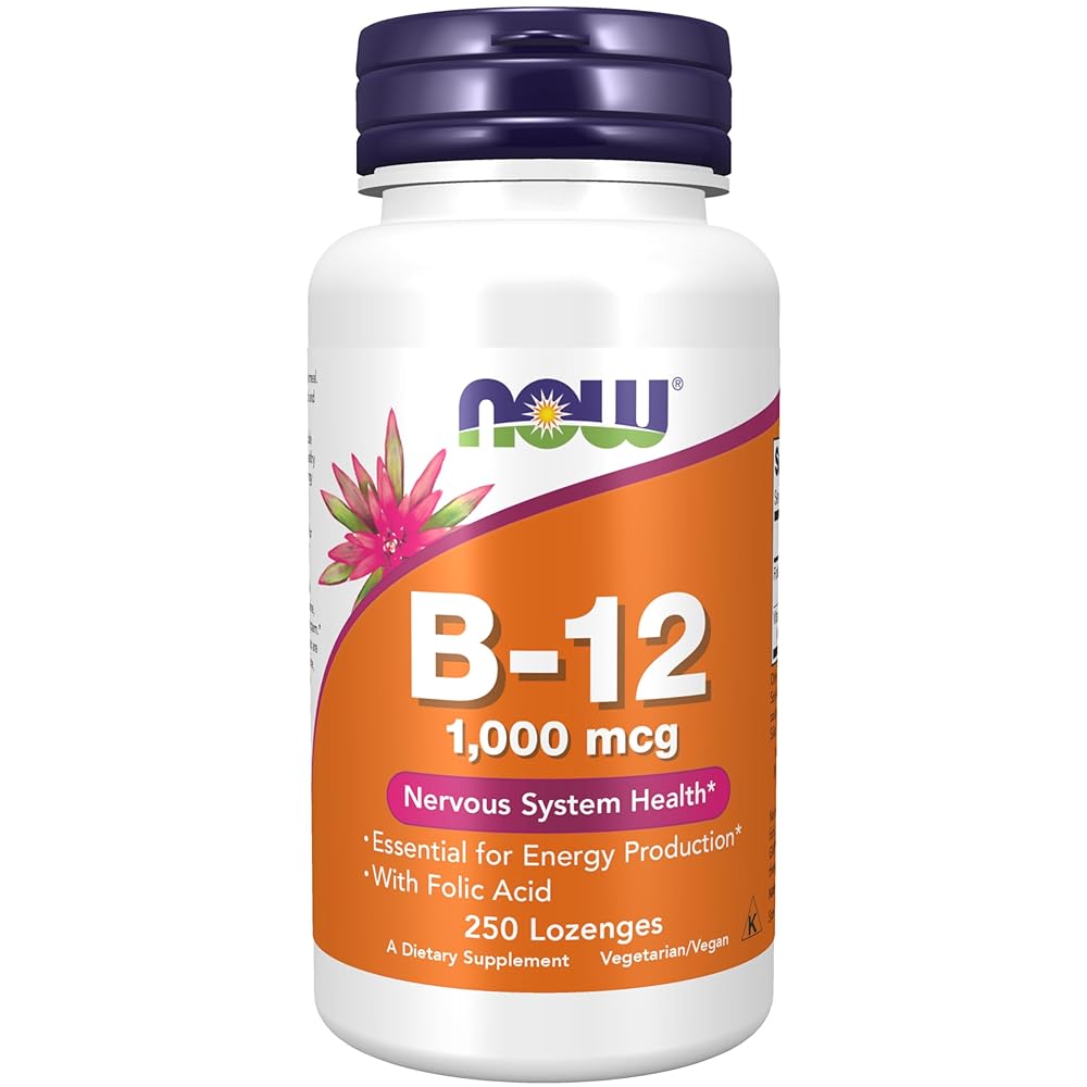NOW Vitamin B-12 1,000 mcg Chewable Loz...