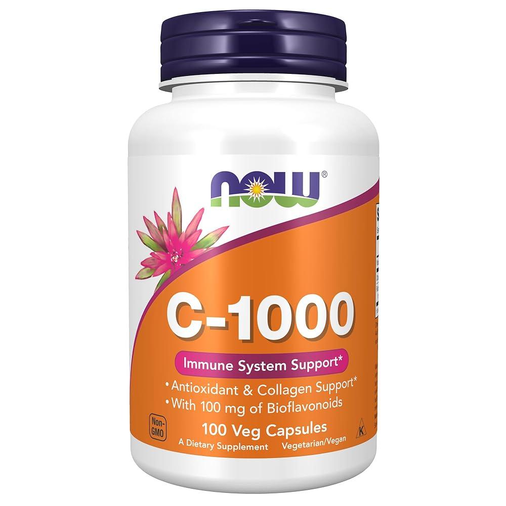 NOW Vitamin C-1,000 Veg Capsules