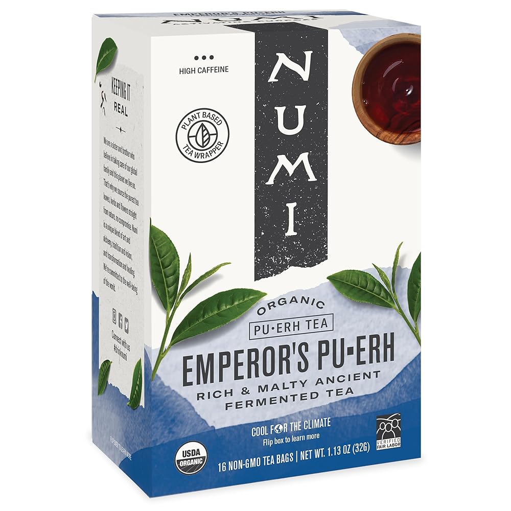 Numi Organic Emperor’s Pu-erh Tea...