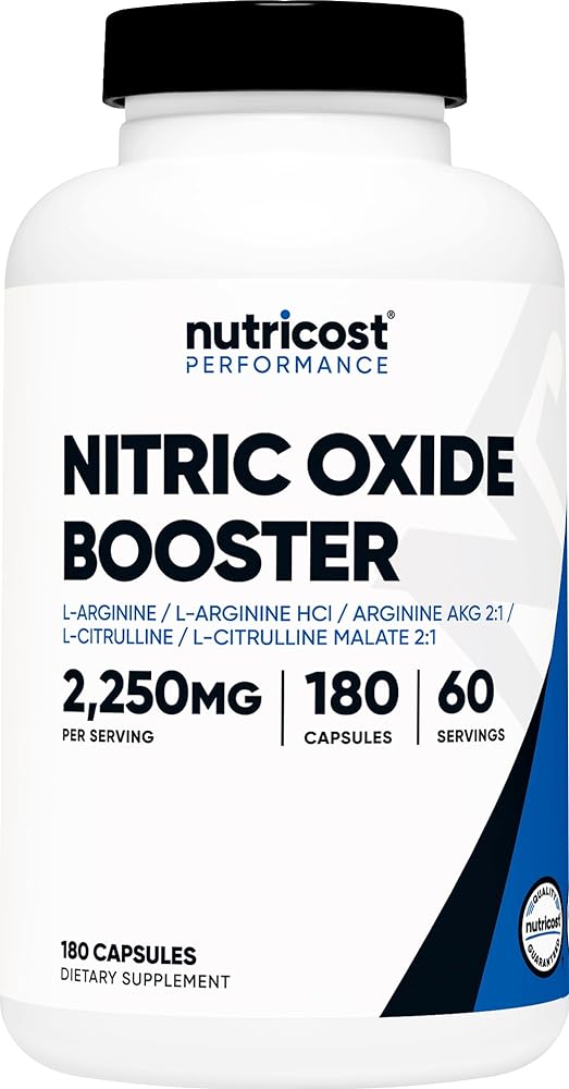 Nutricost Nitric Oxide Booster 180 Caps...